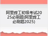 阿里焊工初级考试2025必刷题(阿里焊工必刷题2025)